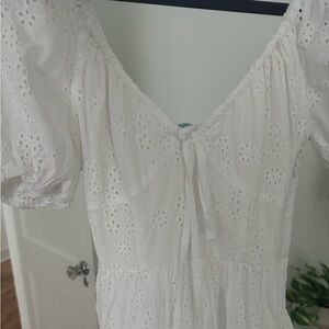 PERFECT CONDITION Hill House dress in White Eyelet